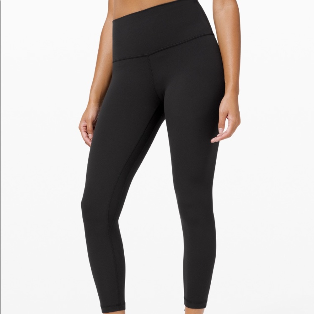 LULULEMON ALIGN CROP “23 BLACK LEGGINGS